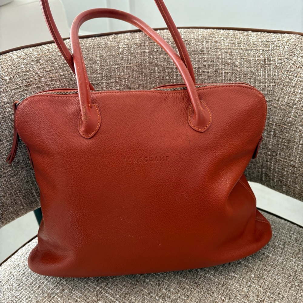 Longchamp Orange Shoulder Bag